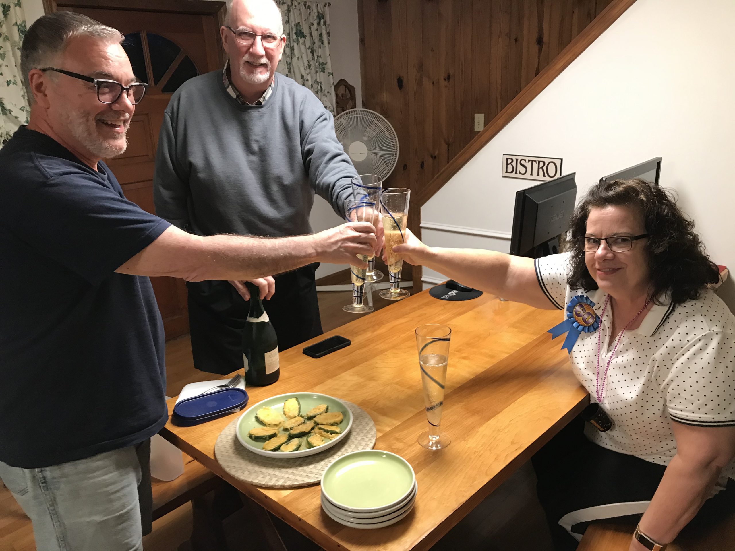 A Dom Perignon toast to the birthday girl