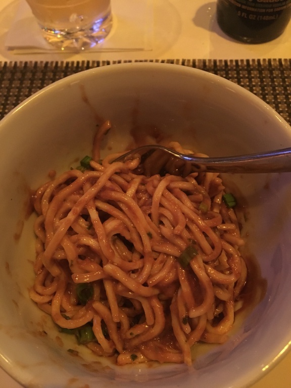 Tapas noodles dish