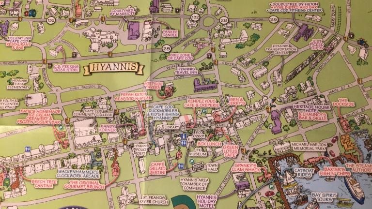 Hyannis town map