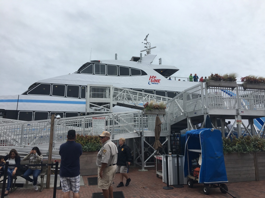 They 2:15 ferry to Hyannis