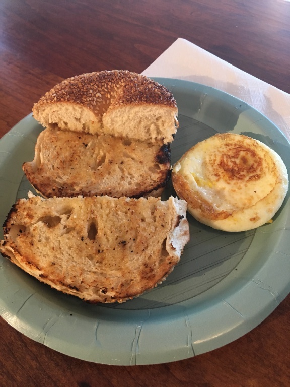 Murdick's Cafe bagel and egg